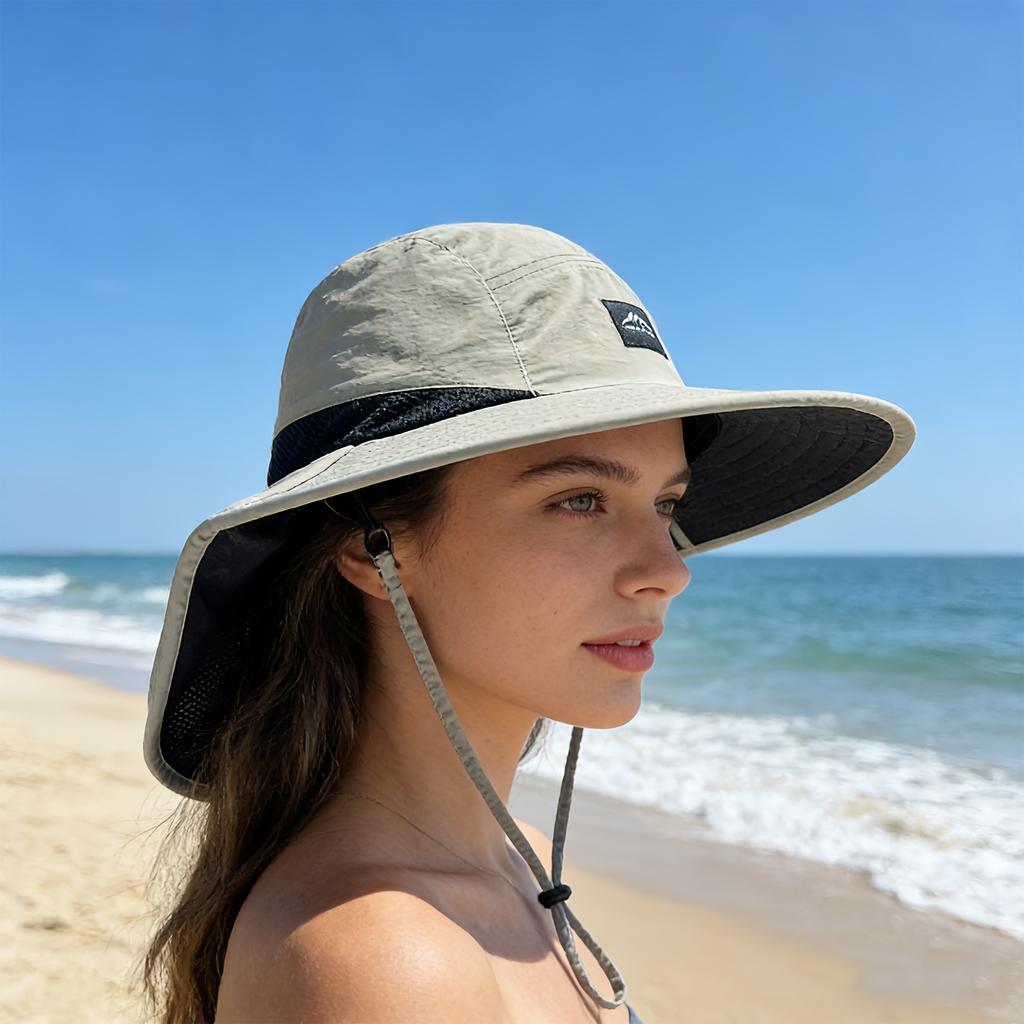One Piece Sun Hat With Neck Protection Unisex For Outdoor Camping Hiking Fishing Ideal Gift For Family Friends And Colleagues