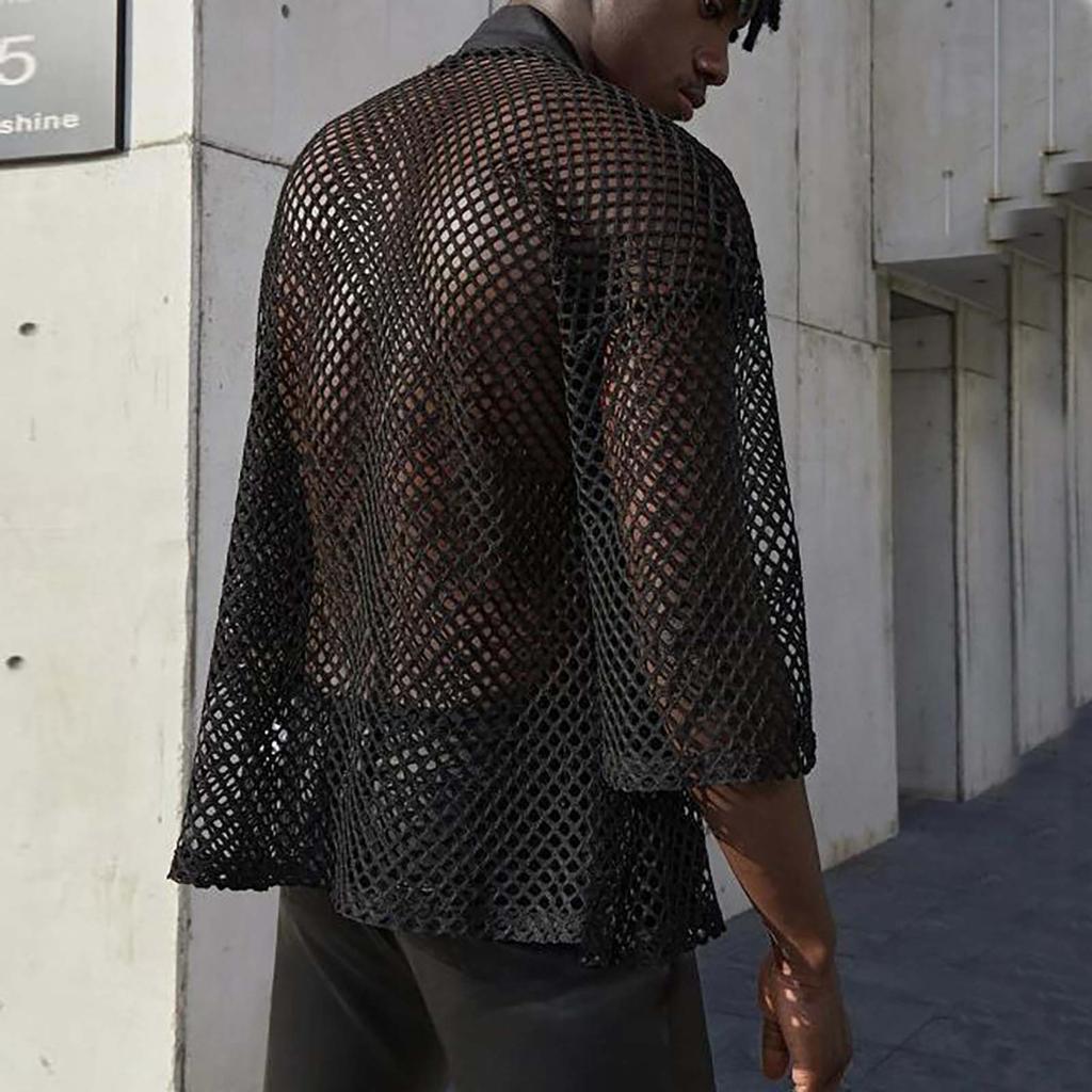 Men's Sleeveless Solid Color Sports V-neck Base Shirt, Swing Neck Vest