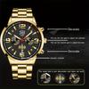 2pcs/set, 1pc Fashion Men's Business Quartz Wrist Watch with Stainless Steel Strap & 1pc Bracelet, Men's Gifts