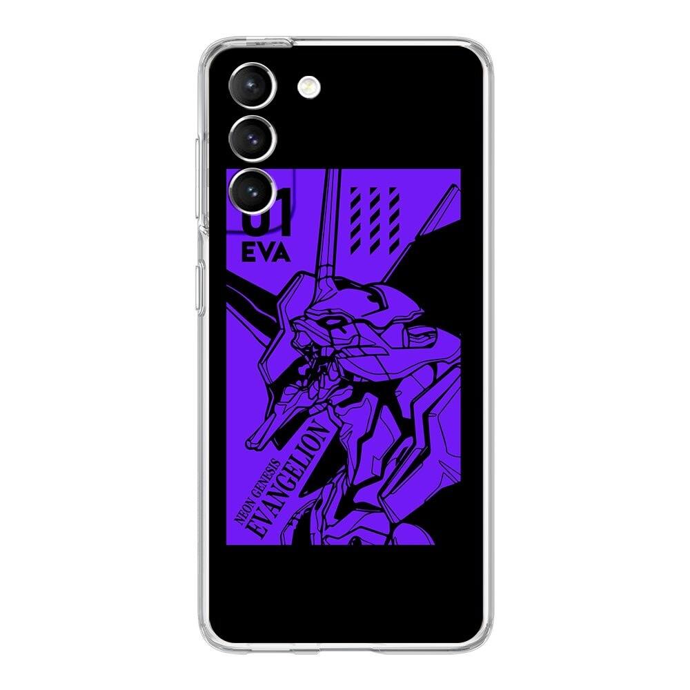 Neon Genesis Evangelion EVA-Telefonhülle für Samsung Galaxy S22 5G S20 Ultra S21 FE 5G S10E S9 S8 S10 Plus Note 20 10 Lite-Abdeckung
