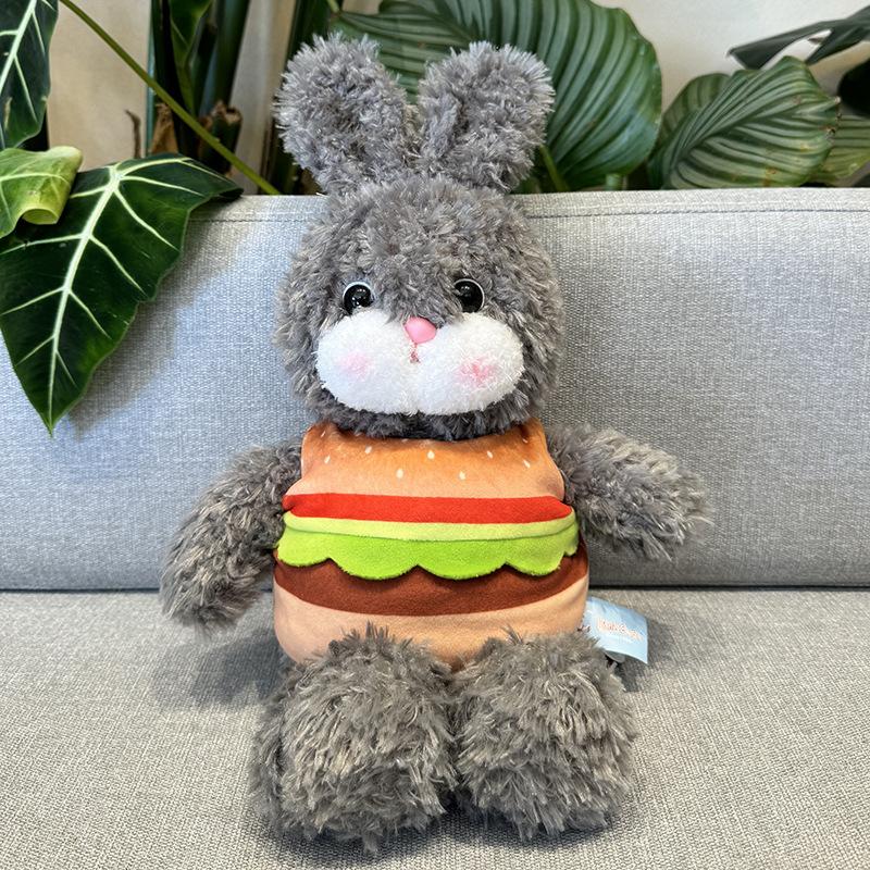 Seth Dudu Detachable Bread Rabbit Doll Creative Hamburger Rabbit Doll Plush Toy Children's Girl Birthday Gift