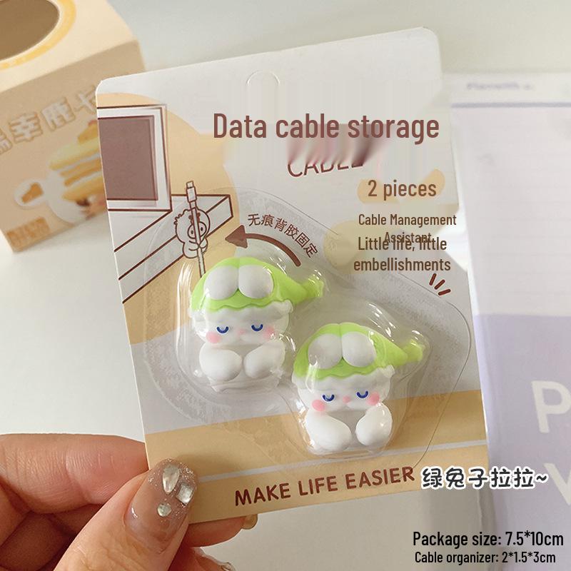 Desktop Cable Organizer: No-Trace, Punch-Free Clip for Mobile and Charging Cables