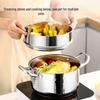 Aomeida 20CM 304 Stainless Steel Multi-Function Pot