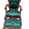 2 Pieces 1/12 Dollhouse Chair and Foot Stool, Simulation Accessories Toy, Doll