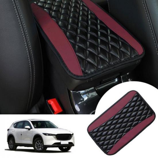 Car Center Console Leather Armrest Pad Cover Box Cushion Mat Protector Universal