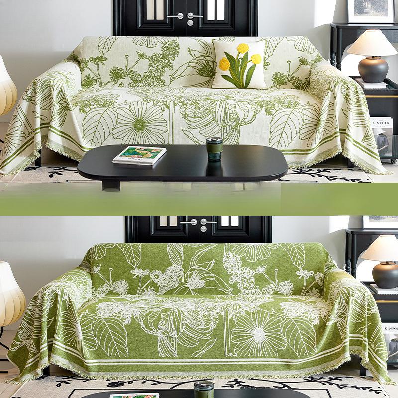 

Полотенце для дивана из синели, универсальный универсальный чехол для дивана Four Seasons, пылезащитный чехол, цельный чехол для дивана, тканевая подушка 180*130cm