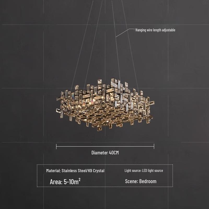 Хрустальная люстра K9 на площади Нуфэн