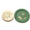 Plant Themed Seal Stamp Head Antique Embossed Sealing Stamp Head for Seal Envelope Invitation Decoration Scrapbooking