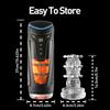 Male Auto Airplane Cup with 3D Realistic Masturbator for Penis Glans, USB Rechargeable, Beginner-Friendly Adult Toy
