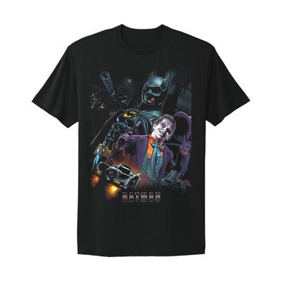 Batman Joker Dark Knight Classic Movie Vtg Promo Design T-shirt