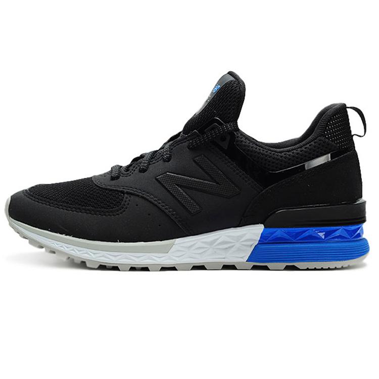 New Balance 574 Black White Blue