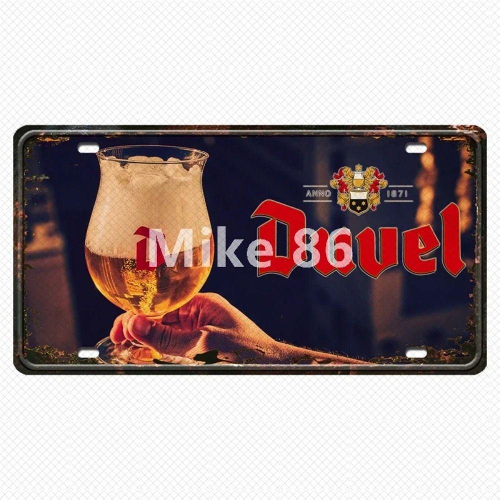 Ölplåtskylt Vintage Väggdekor 15x30cm