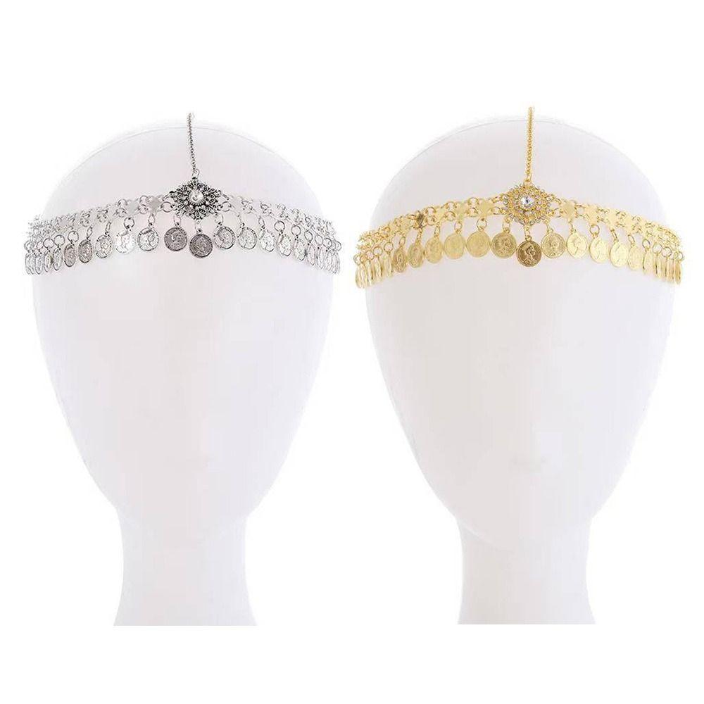 Tassel Forehead Chain Gold Silver Ethnic Style Headwear New Women's Headwear Women