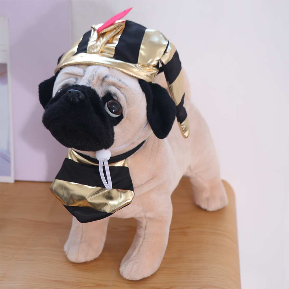Breathable Halloween Party Hat Cute Pet Cosplay Costume Pet Egyptian Pharaoh Hat For Cats Dogs