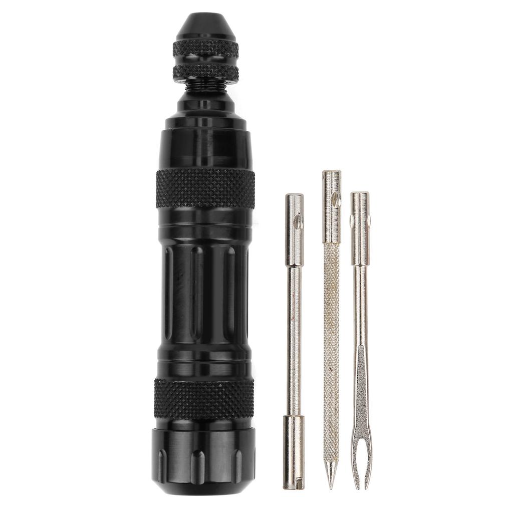 Portable Mountain Bike Aluminium Alloy Tyre Repair Tool Vacuum Adhesive Tape Grinding Rod