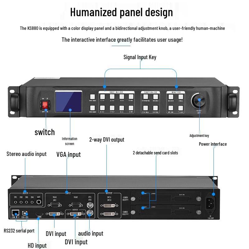 Kaisida KS880 LED Video Processor (CN version)
