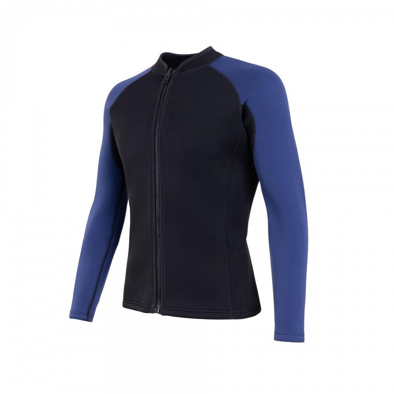 3mm Neoprene Wetsuit Set Adults Long Sleeve Separate Top Bottom Snorkeling Surfing Swimming Warmth UV Protection