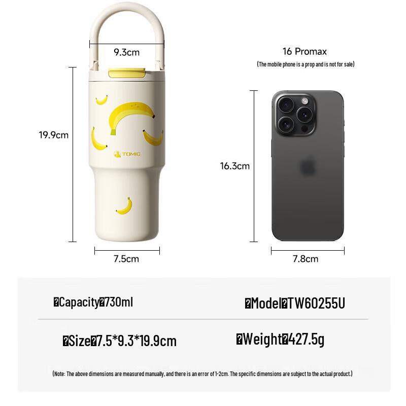 TOMIC Large Capacity Stainless Steel Insulated Tumbler