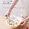 500pcs reusable thickened elastic food-grade plastic wrap, stretchable bowl covers, for kitchen fresh-keeping