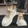 Mode CYYTL Herrenschuhe Lässige Leder-Sneaker Sommer Skateboard Luxus Outdoor Wandern Designer Sport Tennis Laufen Plateau Slipper