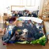 3D Printed Promise of Wizard Anime Bedding Set for Boys Girls Duvet Cover Pillowcase Twin Queen King Full Single Double Sizes