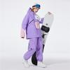 Men's and Women's Ski Suit Outdoor Winter Warm Snowboard Suit Waterproof Windproof Skiing Jacket and Pants Set Oversize Breathable Insulated Snow Suit
