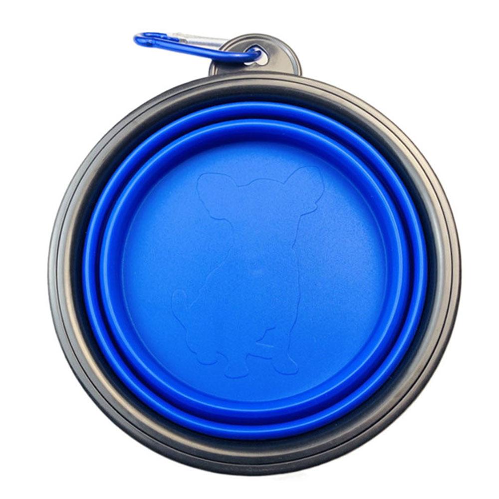 Boli pliabile pentru câini Boli portabile pentru călătorii pentru câini, extensibile pentru pisică, castron cu apă, pentru hrănire, bol din silicon pentru animale de companie, 350/1000 ml