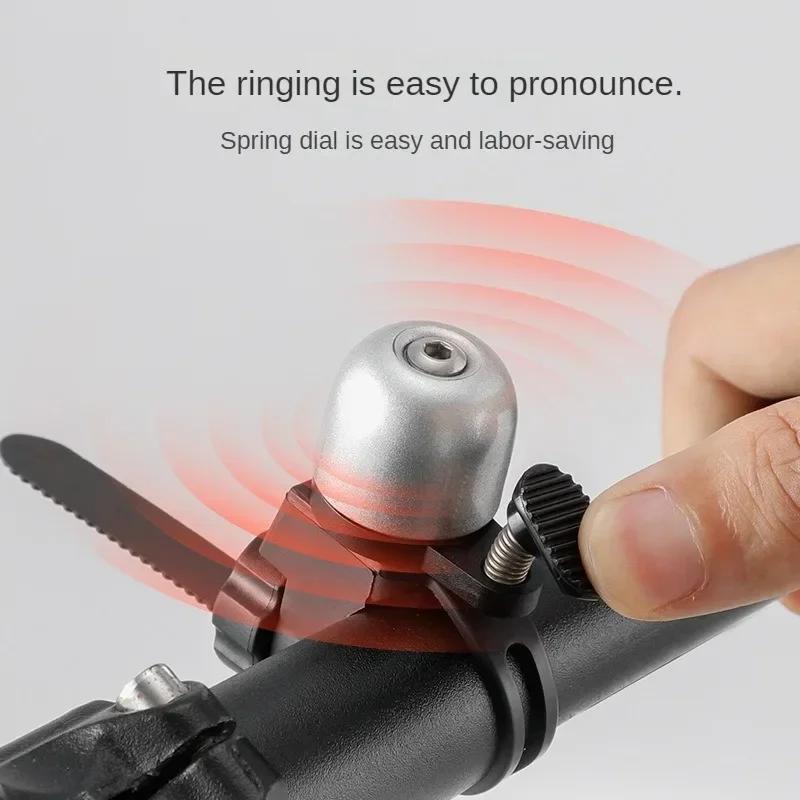 Bicycle Bell Handlebar Mountain Bike Copper Alloy Mini Retro Bell Safety Warning Pick Strike Horn Scooter Road MTB Accessories