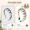 Retro high skull pearl headband, satin retro high skull artificial pearl teeth headband, high crown wavy headband