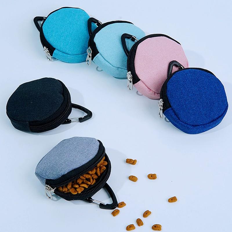 Dog Poop Bag Holder Training Bags for Dog Walking Portable Dogs Snacks Bag Training Hangingable Dogs Poop Dispenser Pet Supplies