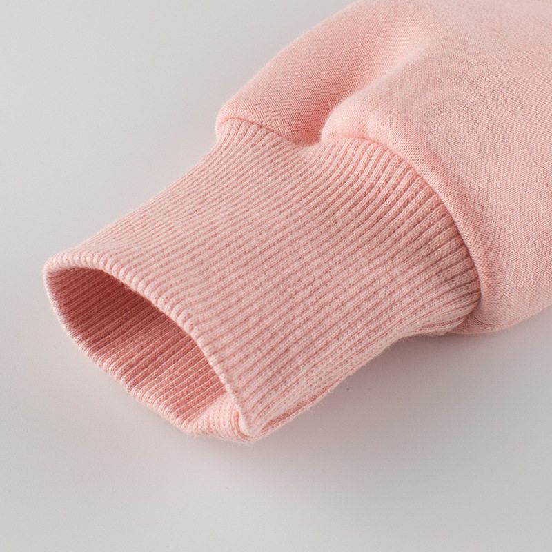 Autumn and Winter Sweater Korean Style Fleece-Lined Baby Girls