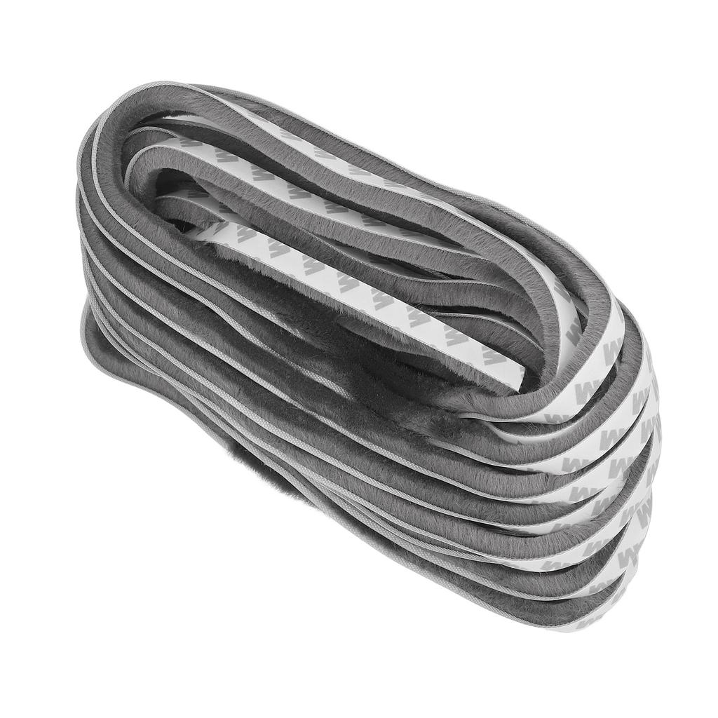 Self Adhesive Seal Strip Weatherstrip Window Doors Soundproofing Windproof Dustproof Gray 9x9mm
