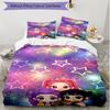 3pcs Duvet Cover Set (1*Duvet Cover + 2*Pillowcase, Without Core), KPop Demon Hunters Print Soft All‑Season Bedding Set, Home Bedroom Decor Gift