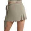 Nike × SKIMS Logo Short Knit Casual Skirt Women skirts IR5094-035