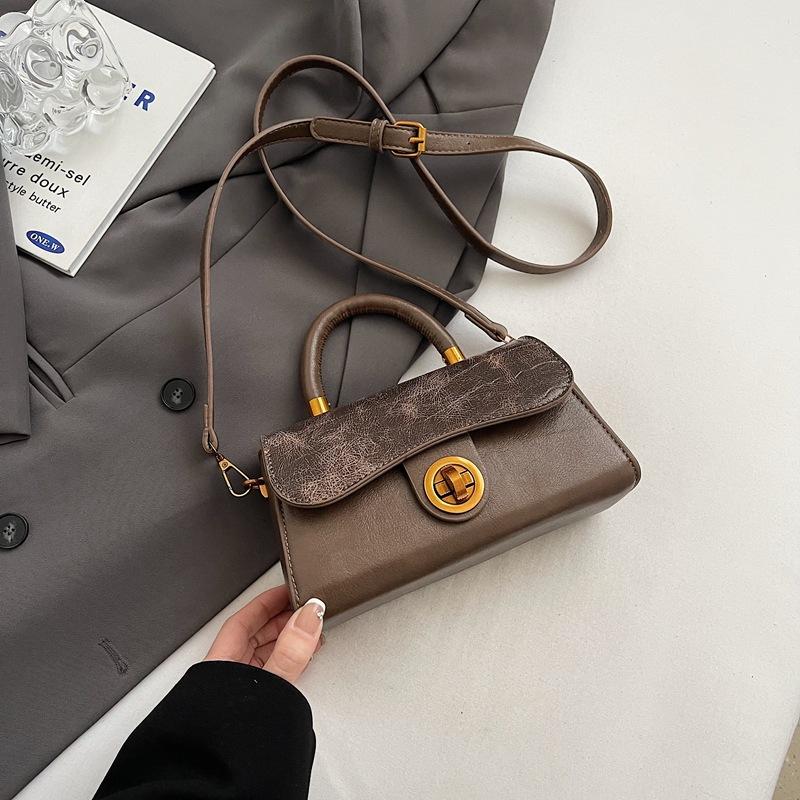 

New small square bag women s handbag 2025 winter shoulder messenger bag fashion trend new women s small square bag 22*8*12