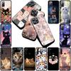 Phone Cover for Huawei P30 P20 Mate 20 Lite Pro Y7 Y6P Y7A 2019 Nova 5T 3I Funda Casing Soft Case Cartoon Cat Meow Kitten