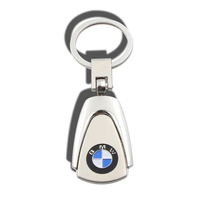 

2025 Hot 1pcs metal key chain key ring car badge keychain For Bmw x1 x3 x5 x6 z4 f10 f20 f30 e36 e39 e46 e60 e90 Car accessories серебряный