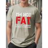 Men's Fashion Round-neck T-shirt,  Polyester Fiber Round-neck T-shirt, Summer Loose and Breathable Short-sleeved Sweatshirt