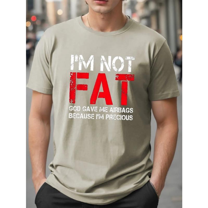 Men's Fashion Round-neck T-shirt, Polyester Fiber Round-neck T-shirt, Summer Loose and Breathable Short-sleeved Sweatshirt