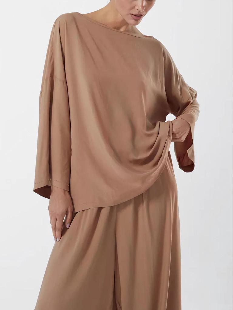 Plus Size French Chic Loose Homewear Set for Women