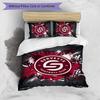 Set Biancheria da Letto 3 Pezzi Stampato Servette FC Traspirante Copripiumino con Federe Biancheria da Letto Decorativa per Camera da Letto Casa