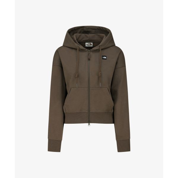 The North Face Drop Shoulder Hooded Zip Long Sleeve Sweatshirt Unisex sweatshirt NJ5JS50L