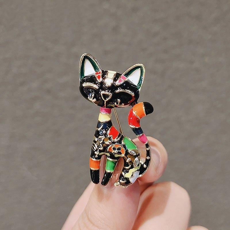 Cheetah Animal Brooch Alloy Fashion Accessory For Women And Men