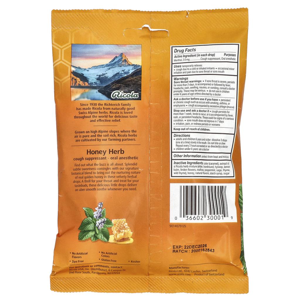 Honey Herb®, 24 abgepackte Tropfen