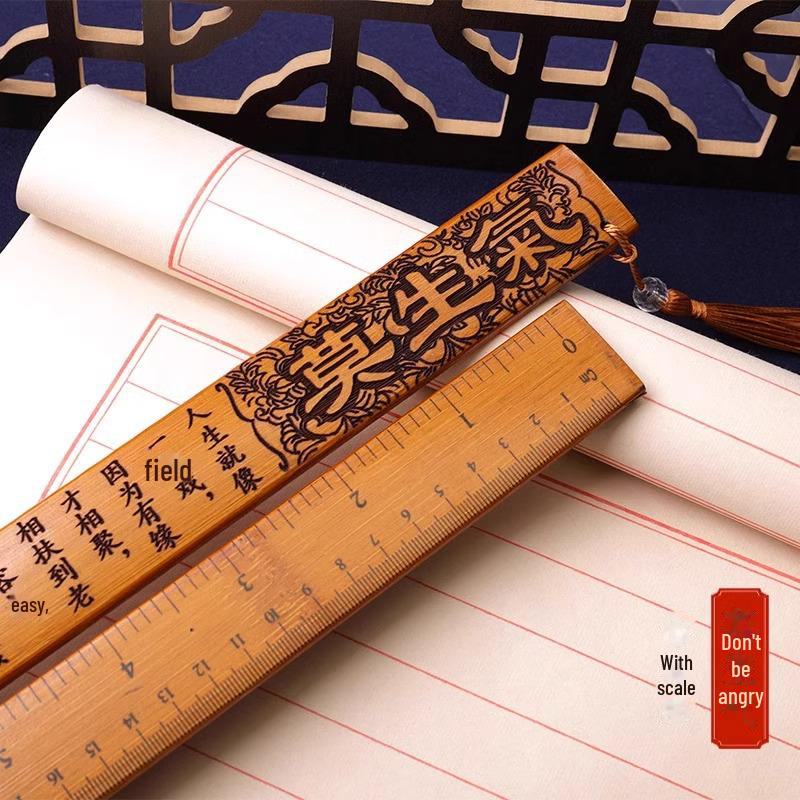 

Бамбуковая дисциплинарная линейка - утолщенный, прочный бамбуковый учебный инструмент для женщин и учителей