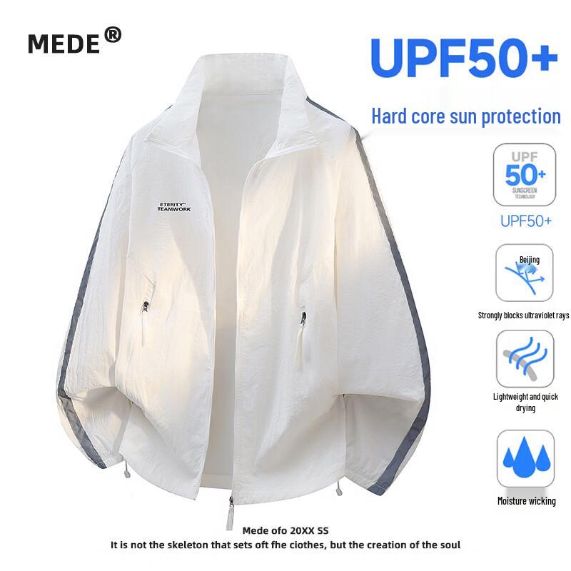 MEDE Men's UPF50+ Ice Silk Sun Protection Jacket
