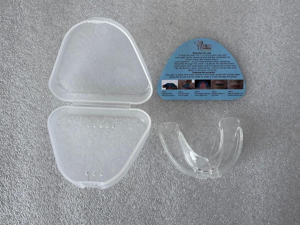 Adult Anti-Grinding Orthodontic Mouthguard & Silicone Aligners for Overbite Protection