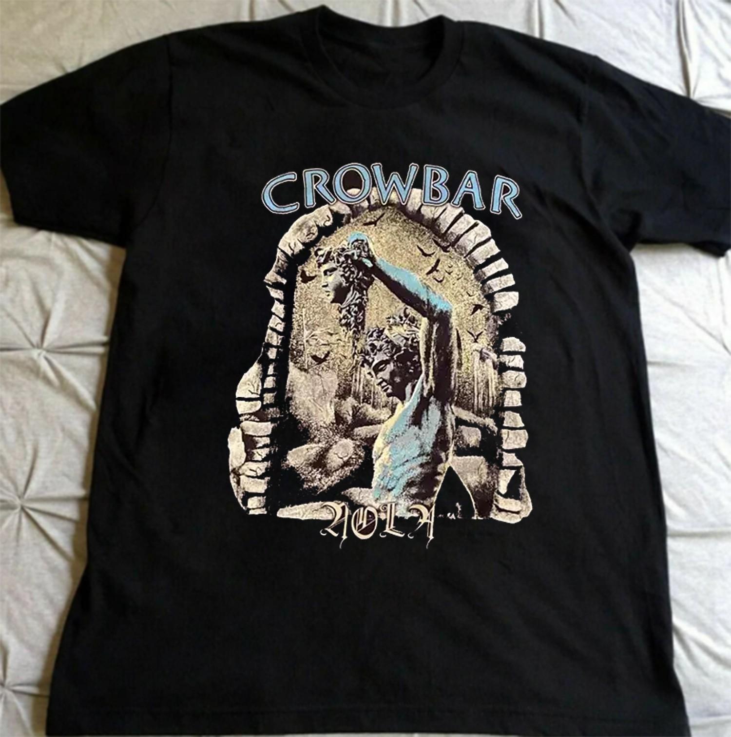 Retro CROWBAR Band Gift For Fans Short Sleeve Cotton Black S-5XL T Shirt AG198 S разноцветный