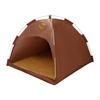 Cat Tent House Foldable Washable Semi Enclosed Soft Kitten Nest Small Dog Bed for Household