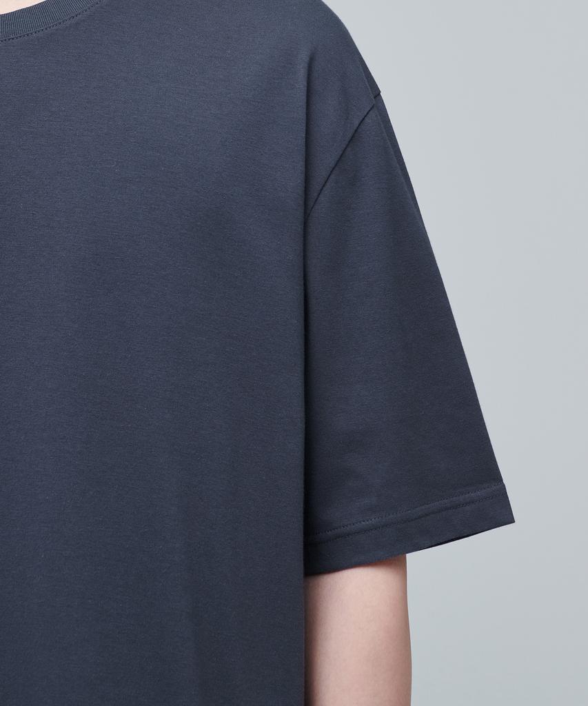 MUSINSA STANDARD [Cooltandard] Relaxed Fit Crew Neck T-Shirt [Iron Gray]